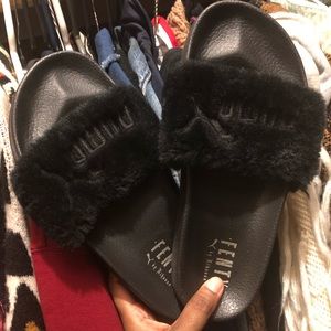 Puma Fenty X Rihanna Fur Slides